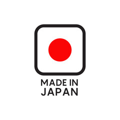 Wall Mural - Made in Japan symbol logo design template