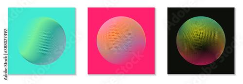 Fotografía grid planet square sequence pop shades
