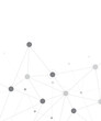© Marinko - Network abstract connection isolated on white background. Network technology background with dots and lines. Ai background. Modern abstract concept. Ai vector, network technology