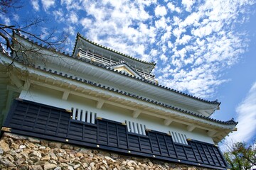 Wall Mural - The tower of Gifu castle in Japan.