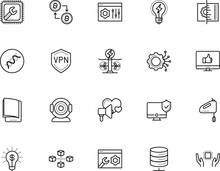 Technology Vector Icon Set Such As: Mining, Learning, Encoding, Cylinder, Visual, Phone, Lens, Station, Comment, Text, Satisfaction, Customer, Digital Gold, Dollar, Bullhorn, Medicine, Environment