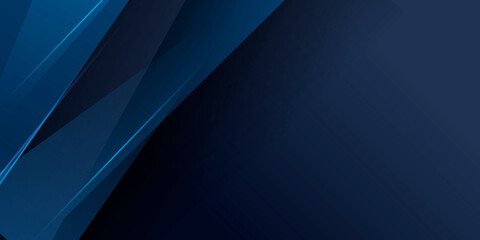 Blue abstract background with futuristic concept and lights leaks