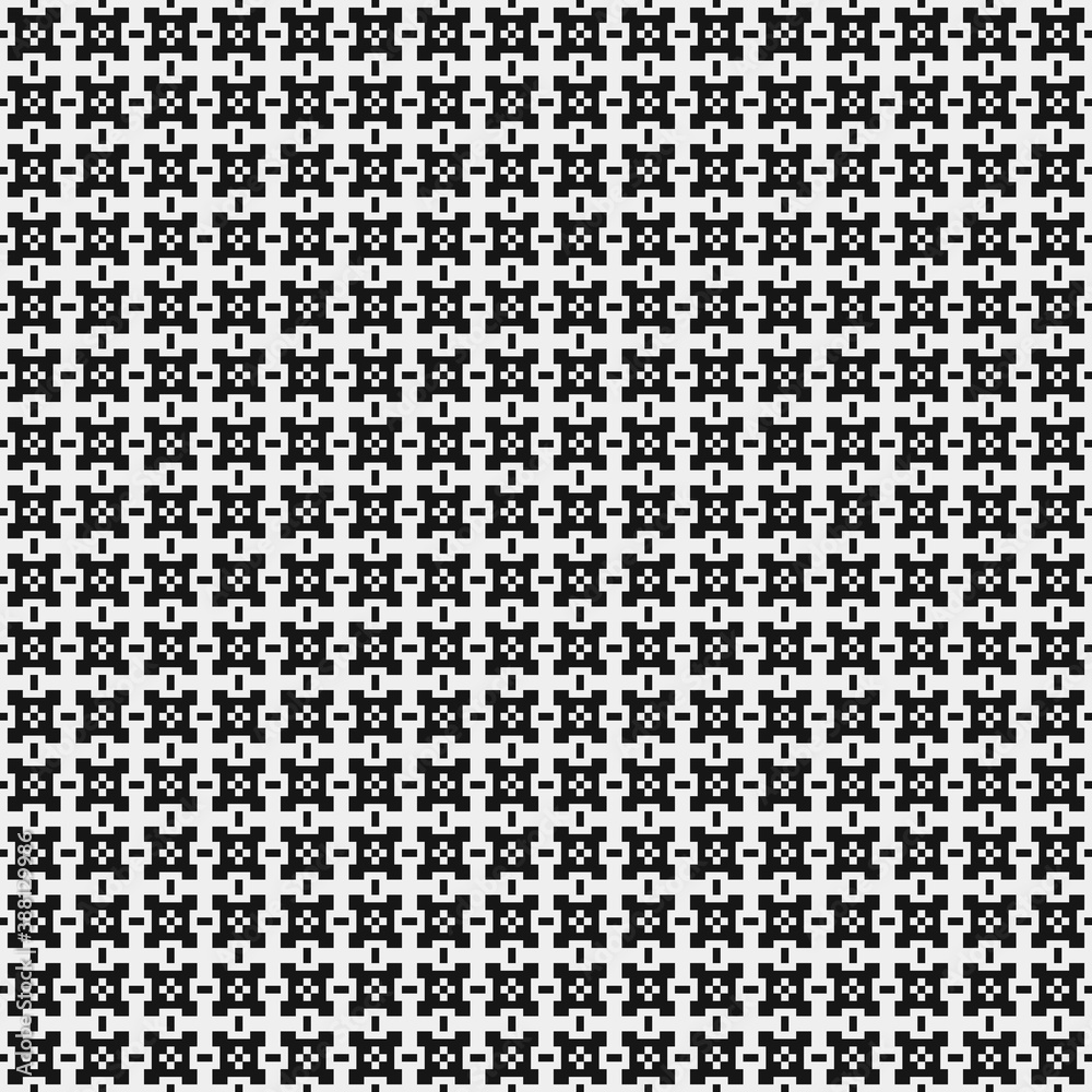 Abstract Cross Pattern Dots Logo generative computational art illustration