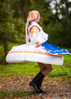 © muro - Slovak folklore. Girl in slovak folk dress.