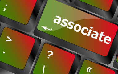Aufkleber - Keyboard with enter button, associate word on it