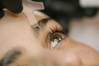 © AD Photography/Stocksy - Young Woman Getting Natural Lash and Brows treatment