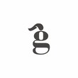 Flat G Letter for Genie Logo
