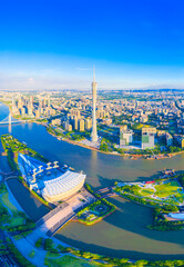 Wall Mural - CBD scenery of Guangzhou City, Guangdong Province, China