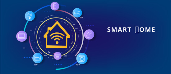 Leinwandbilder - Smart Home concept.