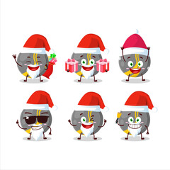 Poster - Santa Claus emoticons with black stripes marbles cartoon character