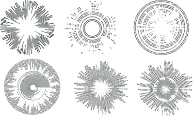 Fototapete - Big data futuristic design . Digital visualization . Particles stream . Binary background . Technology information concept. Flow lines . Vector