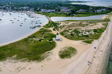 Canvas Print - Edgartown Harbor Lighthouse