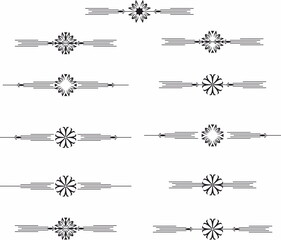Poster - Decorative element divider separator pattern