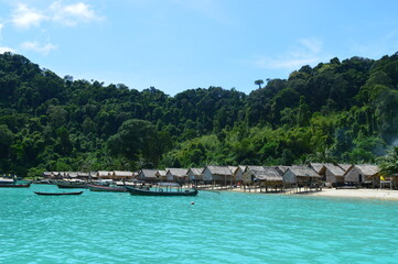 Wall Mural - Exploring the Similan and Surin islands in the Andaman Sea of Thailand