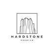 © SUPERGHONAM - Hard stone logo design illustration vector template