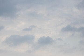 Wall Mural - white cloud and grey sky background and texture.
