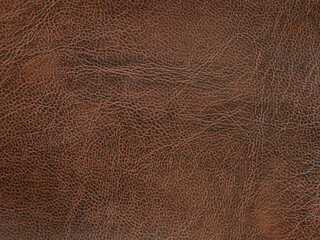 Genuine leather texture natural pattern. Brown color