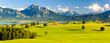 Panorama Landschaft im Allgäu bei Füssen