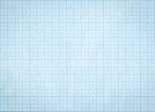 Blue Grid Scale Paper Sheet Background