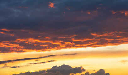 Wall Mural - Beautiful background with evening sky
