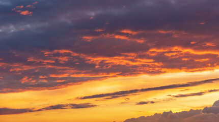 Wall Mural - Beautiful background with evening sky