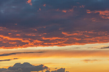 Wall Mural - Beautiful background with evening sky