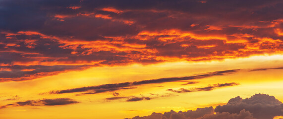 Wall Mural - Beautiful background with evening sky