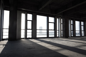 Canvas Print - The Modern empty business building