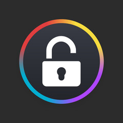 Sticker - Open Lock 