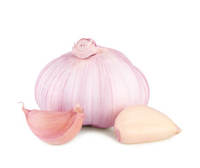 Garlic isolated on a white background