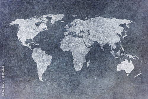 Papel de parede grunge map of the world