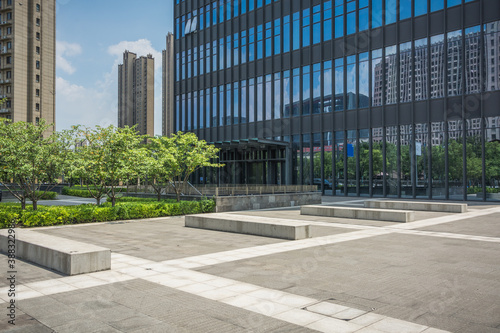 Fotografía The greening of the office building