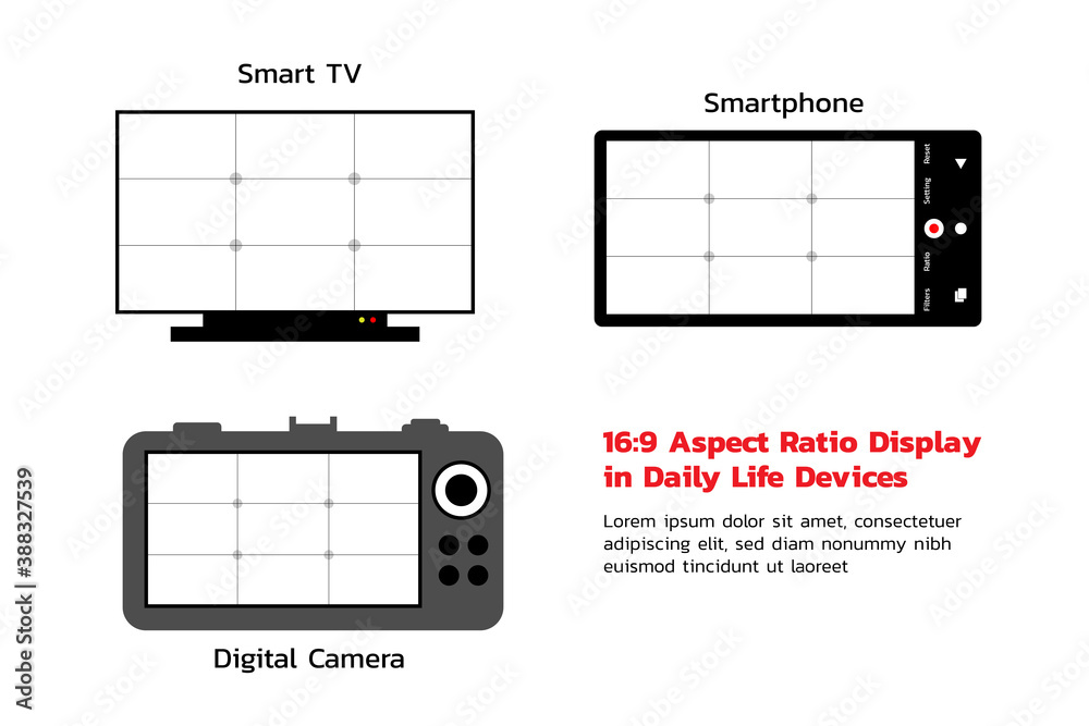 16 by 9 Aspect Ratio Display Devices. The Most Famous Screen Size for ...