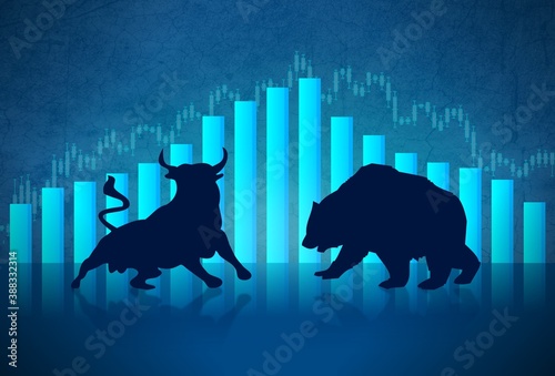 Equity markets - Bull versus Bear concept