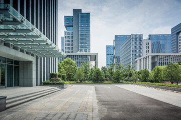 Wall Mural - exterior of a modern office building