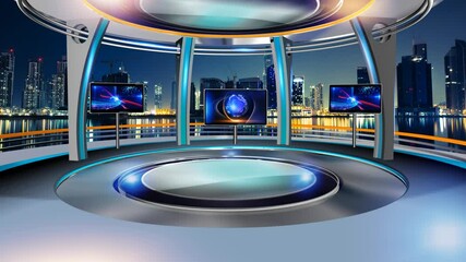 3D rendering background is perfect for any type of news or information presentation. The background features a stylish and clean layout 