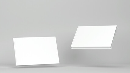 Poster - Blank book cover mockup