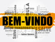 © dizain - Bem-Vindo (Welcome in Portuguese) word cloud background