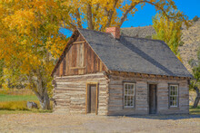 Butch Cassidy's Childhood Home. The Old Structure Is Preserved In Panguitch, Utah