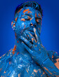man with painted body