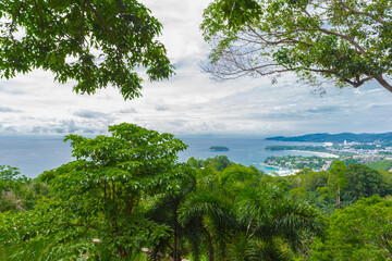 Wall Mural - View point of Karon Beach, at Phuket Island, Thailand.