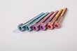 colored anodized bolts high strength metal fasteners