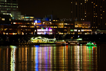 Canvas Print - お台場海浜公園の夜景