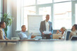 © Kostiantyn - Blurred photo of a business people having a meeting in the modern office, working together