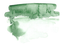 Green White Watercolor Textured Stain Gradient Ombre Invitation Design