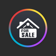 Sticker - Home For Sale Sign 