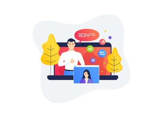 Poster - Instruction info, Loyalty gift and Online documentation icons simple set. Remote work banner. Home education class. Decreasing graph sign. Project, Bonus award, Web engineering. Column chart. Vector