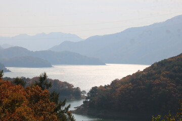 Wall Mural - lake in the mountains