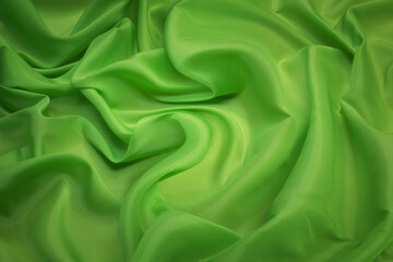 Lining fabric of viscose, acetate and elastane green
