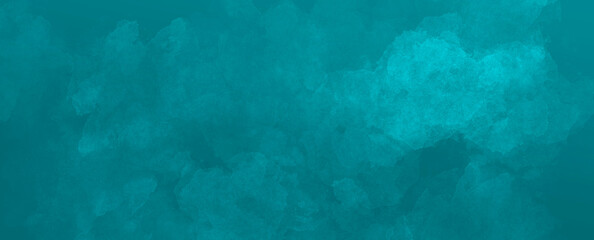 Canvas Print - abstract simple turquoise blue green background for banners, cards, invitations, brochures